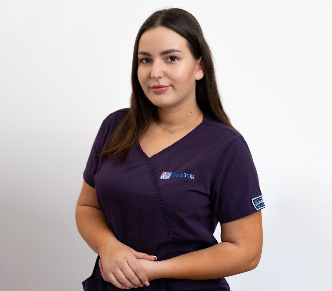Milica Pražić – medicinska sestra v kliniki MedTiM